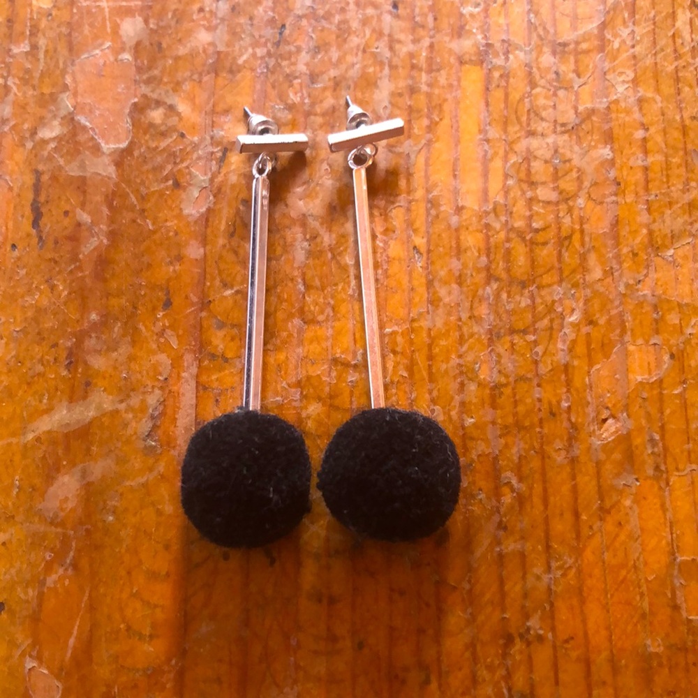 Pom-Pom Sterling Silver Earrings